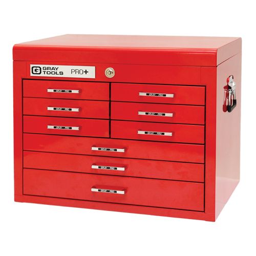 PRO+ Series Top Chest, 26" W, 9 Drawers, Red NRZ Safety Inc.
