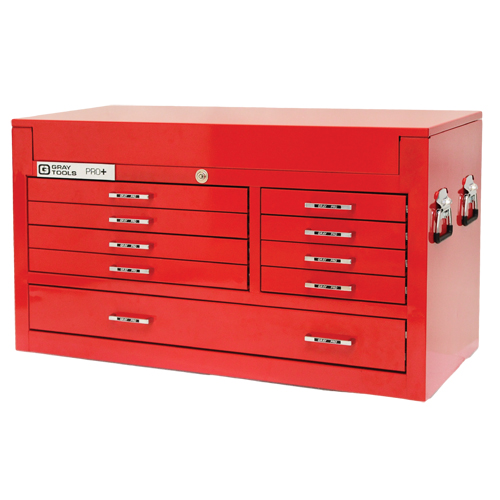 Coffre sup&eacute;rieur de s&eacute;rie PRO+, 42" la, 9 tiroirs, Rouge NRZ Safety Inc.