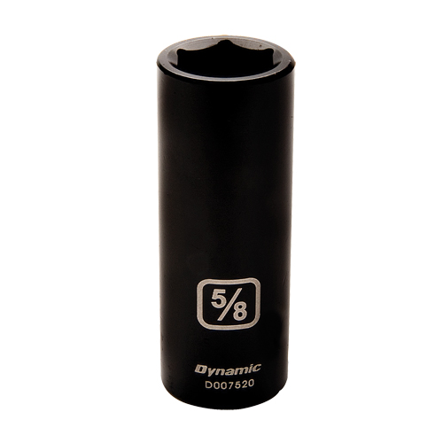 SAE Socket, Impact, 3/4", 3/8" Drive, 6 Points, Deep NRZ Safety Inc.