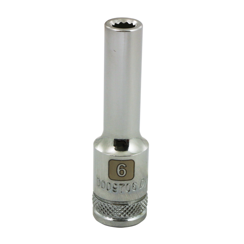 Douille m&eacute;trique, 6 mm, Prise 3/8", 12 pans, Profond NRZ Safety Inc.