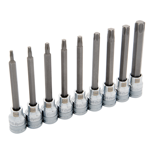 Jeu de douilles longues, Torx, Prise 3/8", 9 mrcx NRZ Safety Inc.