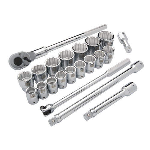 Jeu de douilles SAE, 21 Mcx, Prise de 3/4" NRZ Safety Inc.