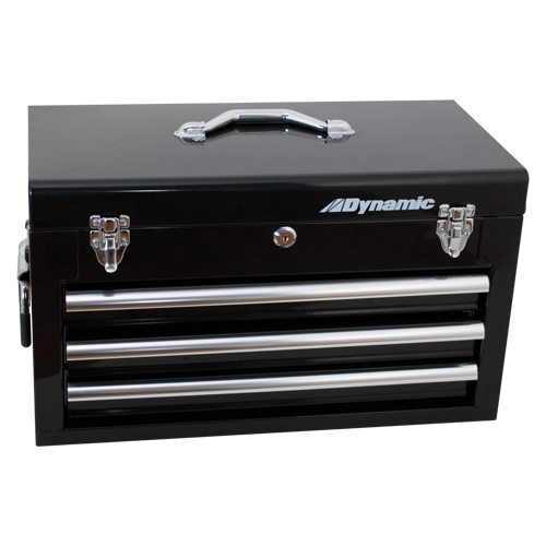 Hand Tool Box with Drawers, 10" D x 20" W x 12" H, Black NRZ Safety Inc.