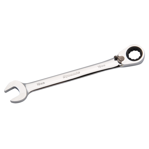 Reversible Combination Ratcheting Wrench, 12 Point, 8mm, Chrome Finish NRZ Safety Inc.