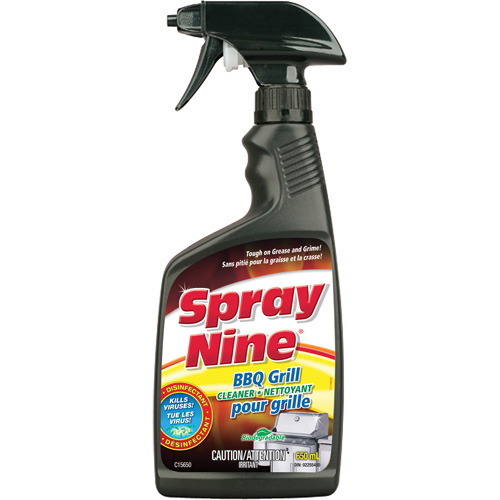 Nettoyant pour grille de BBQ Spray Nine, 650 ml, Bouteille &agrave; g&acirc;chette NRZ Safety Inc.
