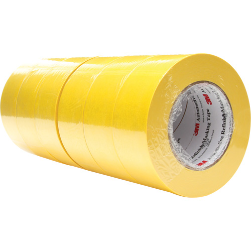 Ruban-cache de finition pour finition automobile 388N, 48 mm (2") x 55 m (180'), Jaune NRZ Safety Inc.