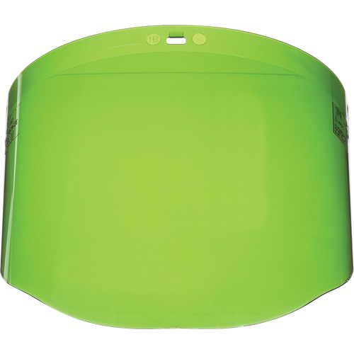 &eacute;cran facial, Polycarbonate, Teinte Vert NRZ Safety Inc.