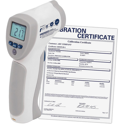 Food Service Infrared Thermometer with ISO Certificate, -4°- 392° F ( -20° - 200° C )/-58°- 4° F ( -50° - -20° C ), 8:1, Fixed Emmissivity NRZ Safety Inc.