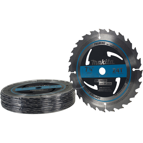 Carbide-Tipped Circular Framing Saw Blade, 7-1/4", 24 Teeth, Wood Use NRZ Safety Inc.