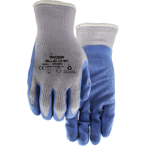 Stealth Blue Chip Coated Gloves, Large, Rubber Latex Coating, 10 Gauge, Polyester Shell NRZ Safety Inc.