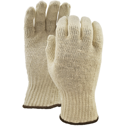 White Knight Gloves, Poly/Cotton, Large NRZ Safety Inc.