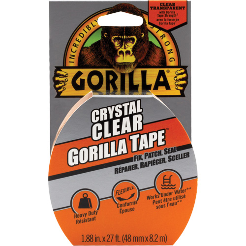 Crystal Clear Tape, 48 mm (1-7/8") x 8.3 m (27'), Clear NRZ Safety Inc.