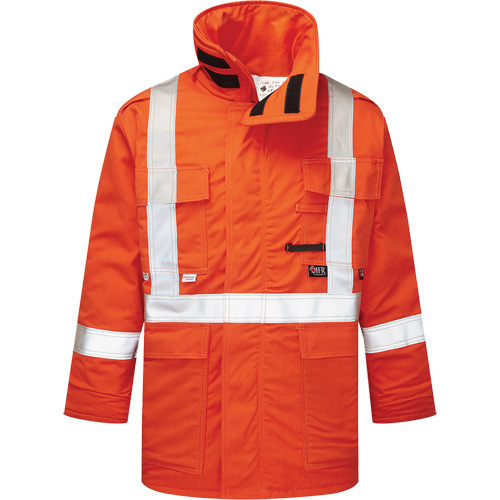 Parka isol&eacute; haute visibilit&eacute; 9 oz UltraSoft, Orange, 2T-Grand (grande taille) NRZ Safety Inc.