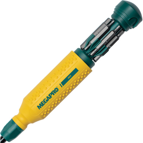 Original Hex 15-in-1 Multi-Bit Screwdriver, 8-37/50" L, Textured Handle NRZ Safety Inc.