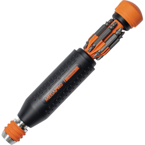 Tournevis multi embouts Original MEGALOK 15-en-1, 6-3/10" lo, Prise Textur&eacute; NRZ Safety Inc.