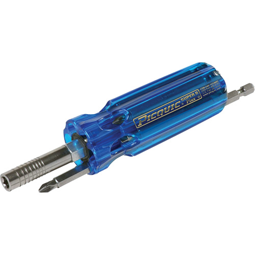 Tournevis multi embouts Super 8 Plus, Prise Plastique NRZ Safety Inc.