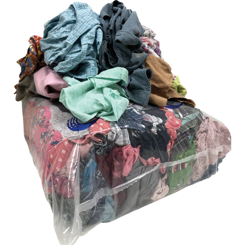 Special Wiper Rags, Mix Colours, 20 lbs. NRZ Safety Inc.