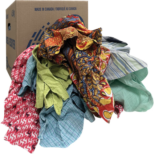 Wiper Rags, Mix Colours, 10 lbs. NRZ Safety Inc.