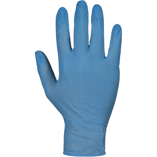 Gants jetables RDNPF KeepKleen, Grand, Nitrile, 4 mils, Sans poudre, Bleu, Classe 2 NRZ Safety Inc.