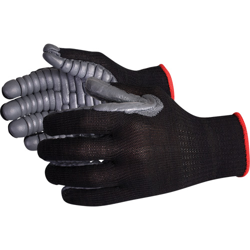 Gants antivibrations &agrave; doigts complets Vibrastop, Taille Grand, Paume Synth&eacute;tique NRZ Safety Inc.