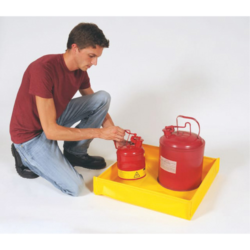 Flexible Ultra-Utility Tray&reg;, 12" L x 12" W x 4.8" H, 1.5 US Gal. Spill Capacity NRZ Safety Inc.