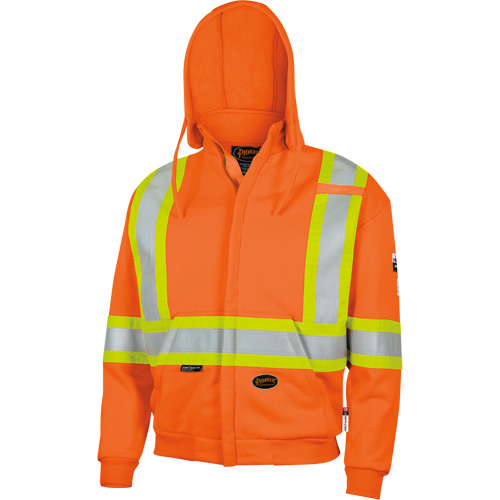 338SF Capuche &agrave; fermeture &eacute;clair ignifug&eacute;e, Hommes, T-Grand, Orange haute visibilit&eacute;, 22 cal/cm² NRZ Safety Inc.