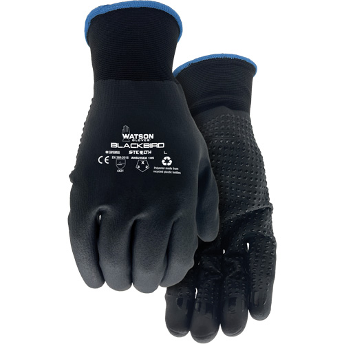 Gants enduits Stealth Blackbird, T-Grand, R&ecirc;vetement Nitrile micromousse, Calibre 15, Enveloppe en Polyester NRZ Safety Inc.