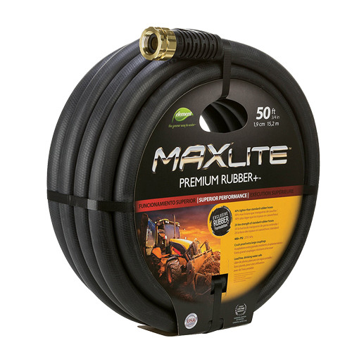 Tuyau d'eau MAXLite, Caoutchouc, 3/4" dia. x 50' lo NRZ Safety Inc.