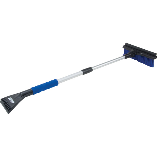 Brosse &agrave; neige t&eacute;lescopique, T&eacute;lescopique, lame Polypropyl&egrave;ne, 32-1/2" Longueur, Bleu NRZ Safety Inc.