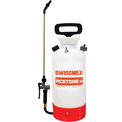 Pulv&eacute;risateur &agrave; main pour ac&eacute;tone , 1,3 gal. (5 L), Polypropyl&egrave;ne, Lance de 20" NRZ Safety Inc.