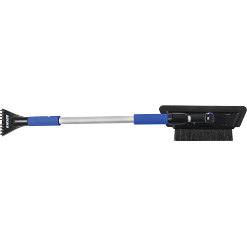 Snow Brush, Telescopic, EVA Foam Blade, 48" Long, Black/Blue NRZ Safety Inc.