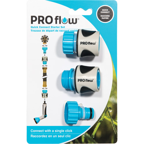 Trousse de d&eacute;marrage de raccords rapides Pro Flow NRZ Safety Inc.