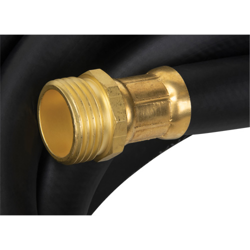 Tuyau en caoutchouc de calibre entrepreneur, Caoutchouc, 5/8" dia x 50' NRZ Safety Inc.