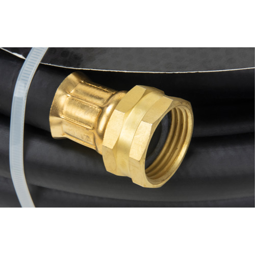 Tuyau en caoutchouc de calibre entrepreneur, Caoutchouc, 5/8" dia x 50' NRZ Safety Inc.