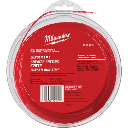 0.095" x 250' Trimmer Line NRZ Safety Inc.