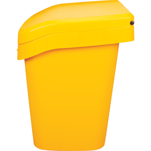 Salt & Sand Storage Bins, With Hasp, 21" x 27" x 26", 4.24 cu. ft., Yellow NRZ Safety Inc.