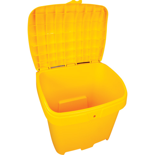 Salt & Sand Storage Bins, With Hasp, 21" x 27" x 26", 4.24 cu. ft., Yellow NRZ Safety Inc.