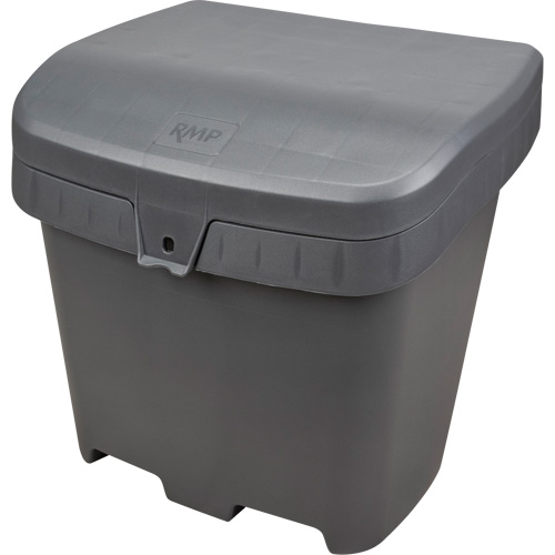 Salt & Sand Storage Bins, With Hasp, 21" x 27" x 26", 4.24 cu. ft., Grey NRZ Safety Inc.