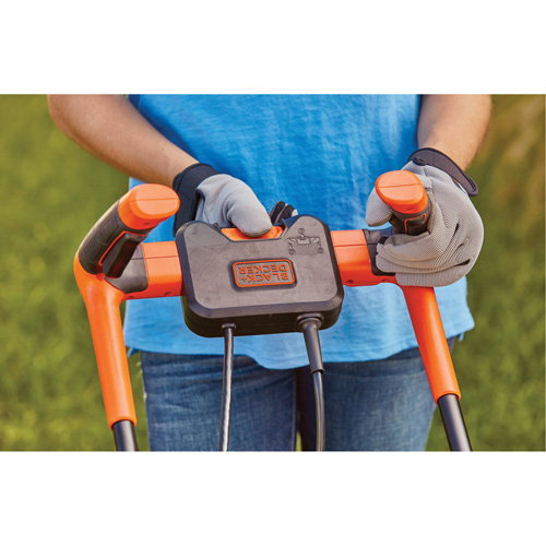 Lawn Mower with Comfort Grip Handle, Push Walk-Behind, Electric, 17" Cutting Width NRZ Safety Inc.