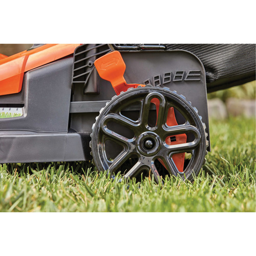 Lawn Mower with Comfort Grip Handle, Push Walk-Behind, Electric, 17" Cutting Width NRZ Safety Inc.