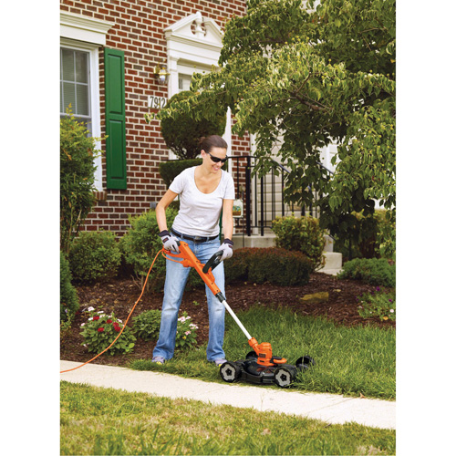 3-in-1 Compact Mower, Push Walk-Behind, Electric, 12" Cutting Width NRZ Safety Inc.