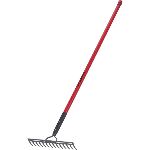 Level Rake, Fibreglass Handle, 14" W, Forged Steel Blade, 14 Tines NRZ Safety Inc.