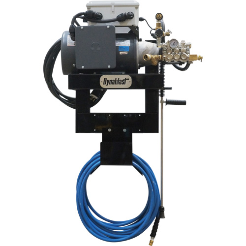 230V Wall Mounted Hot & Cold Water Pressure Washer, Electric, 1900 PSI, 4 GPM NRZ Safety Inc.