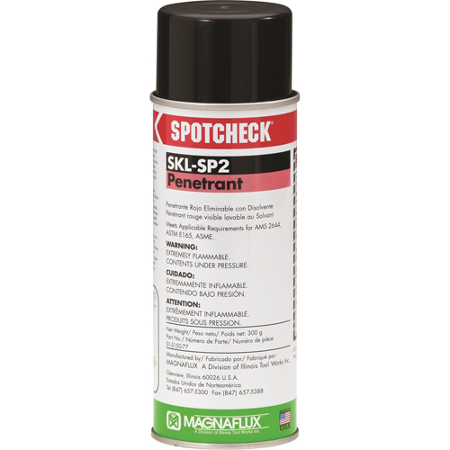 Spotcheck&reg; Penetrants - SKL-SP2, Aerosol Can NRZ Safety Inc.
