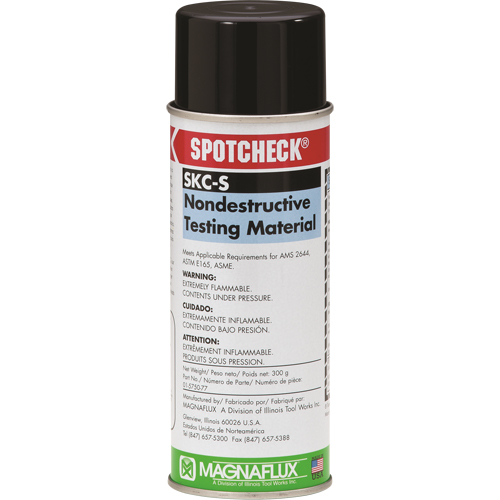 Spotcheck&reg; Penetrants - SKC-S Solvent Cleaners, Aerosol Can NRZ Safety Inc.