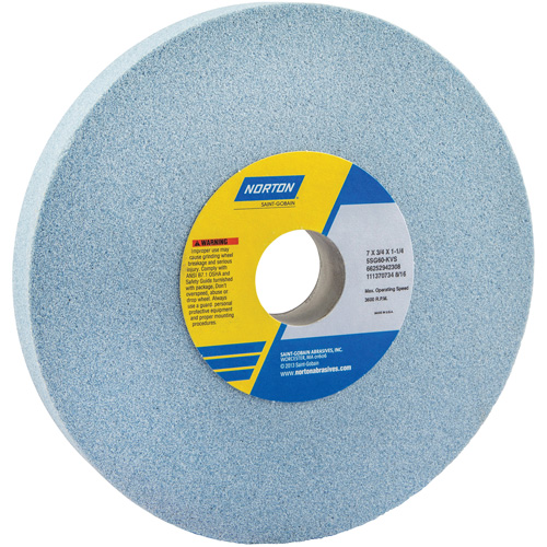 Tool Room Wheel, Type 01, Ceramic Alumina, 7" x 3/4" NRZ Safety Inc.