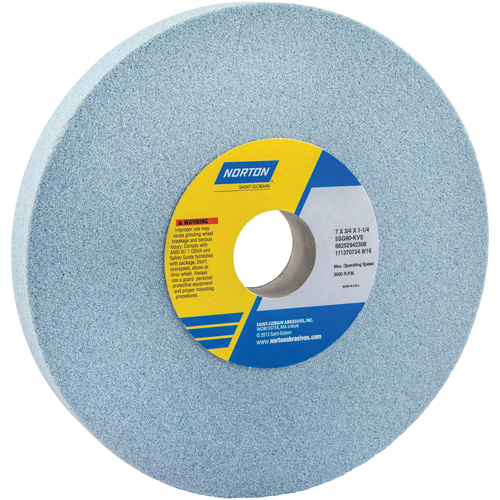 Tool Room Wheel, Type 01, Ceramic Alumina, 7" x 3/4" NRZ Safety Inc.