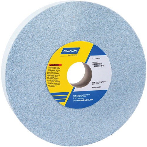 Tool Room Wheel, Type 01, Ceramic Alumina, 7" x 1" NRZ Safety Inc.