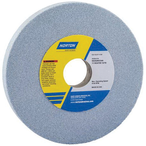 Tool Room Wheel, Type 01, Ceramic Alumina, 8" x 1/2" NRZ Safety Inc.