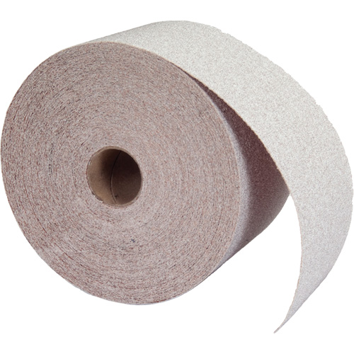 Rouleau de papier abrasif PSA sans chargement, Oxyde d'aluminium, 2-3/4" la x 75' lo, Grain 80 NRZ Safety Inc.